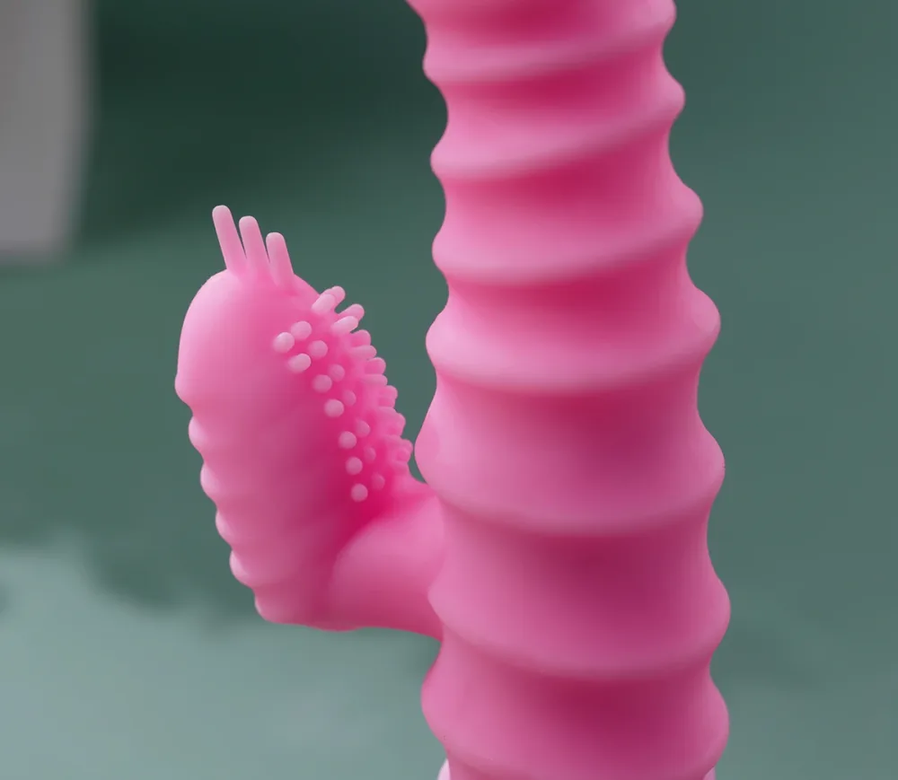NPG Japan Ribbed Waterproof Vibrator Dual Motor Intense — This feature gently caresses the clitoris with pulsations