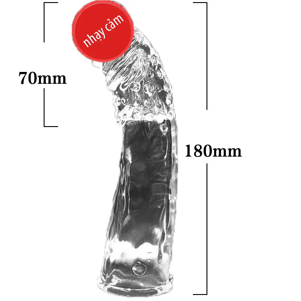 Super Soft Silicone Penis Extender Condom for Enhanced Sex — hình 3