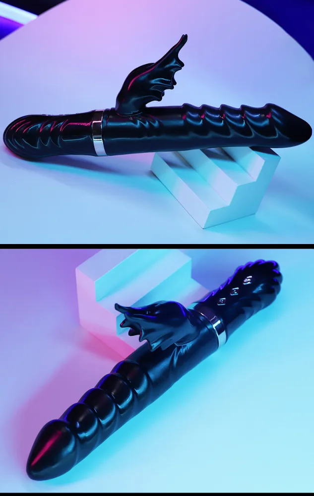 Angel’s Feather Multi-Function Silicone Vibrate Heat Rotate — hình 14