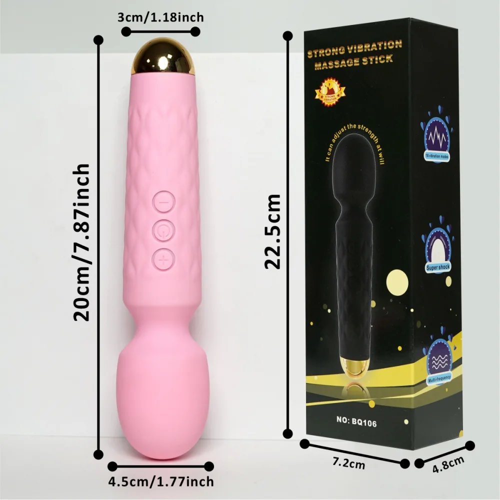 BOQIGSpotMassagerTPERechargeable16VibrationModes — hình 6