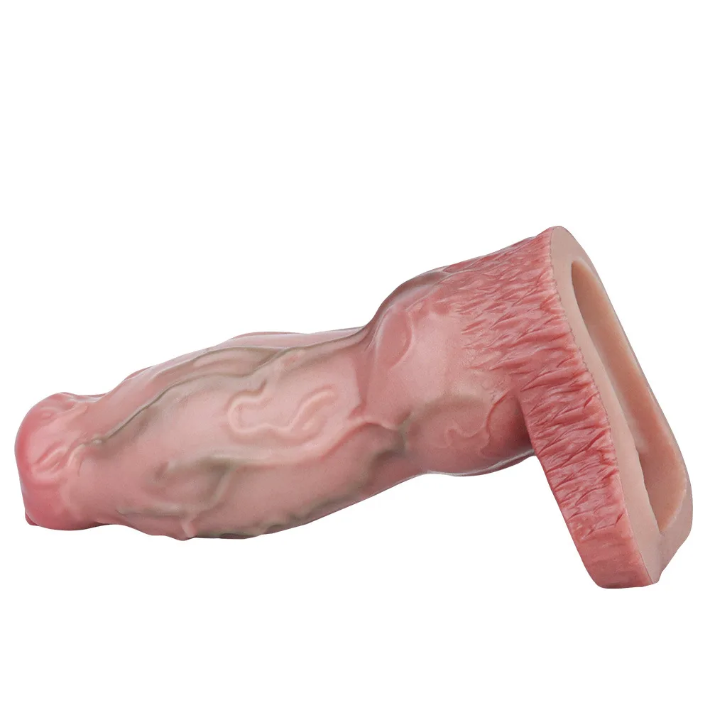 Soft Medical Silicone Horse Dildo with Strap — hình 3