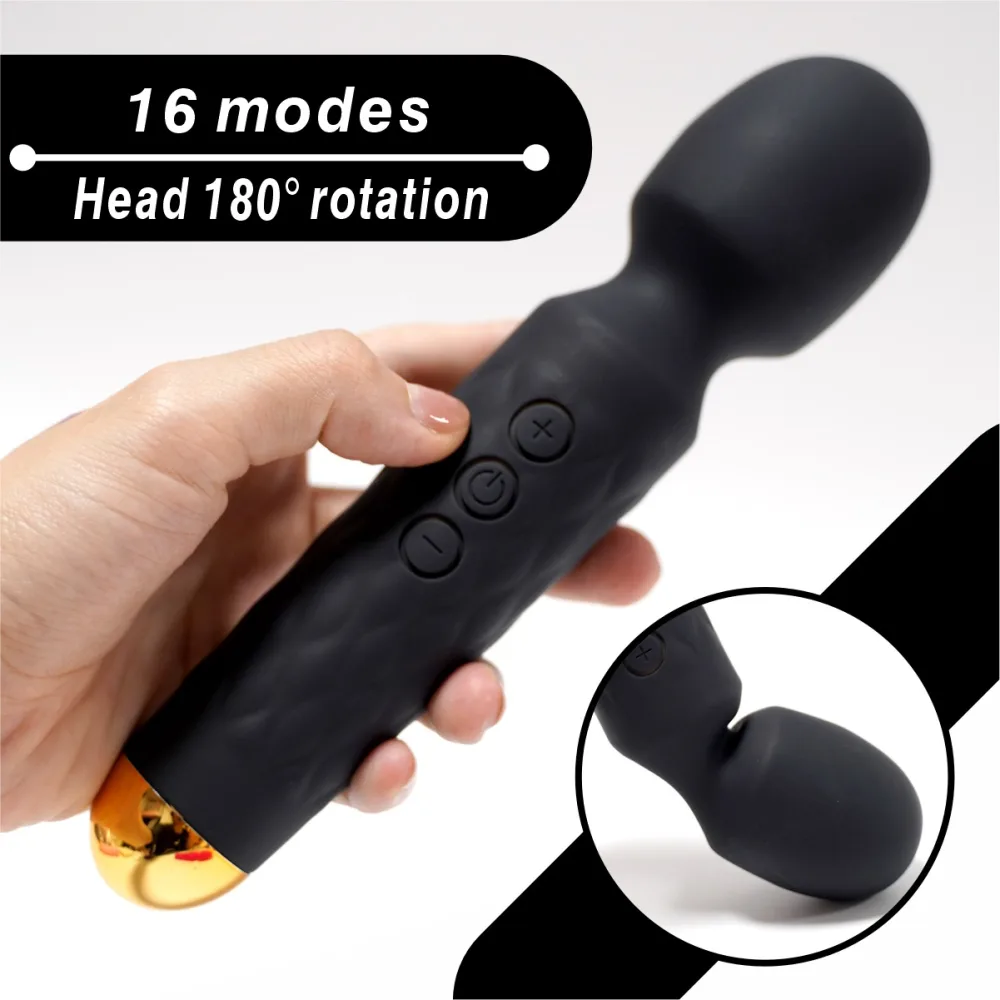 BOQIGSpotMassagerTPERechargeable16VibrationModes — hình 2