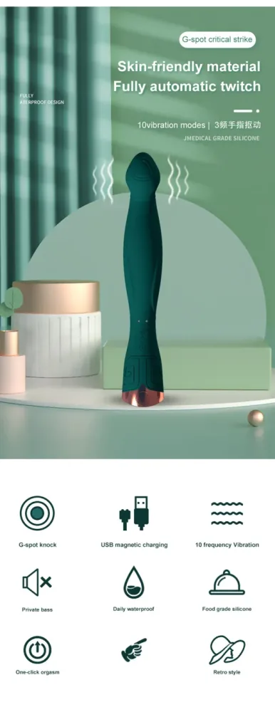 Sanxing AV Super Premium Silicone TPE Powerful Vibrator — hình 3