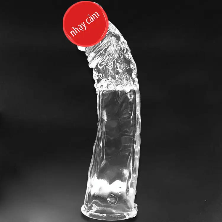 Super Soft Silicone Penis Extender Condom for Enhanced Sex — hình 2