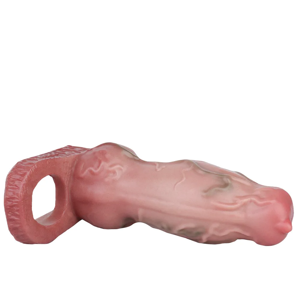 Soft Medical Silicone Horse Dildo with Strap — hình 4
