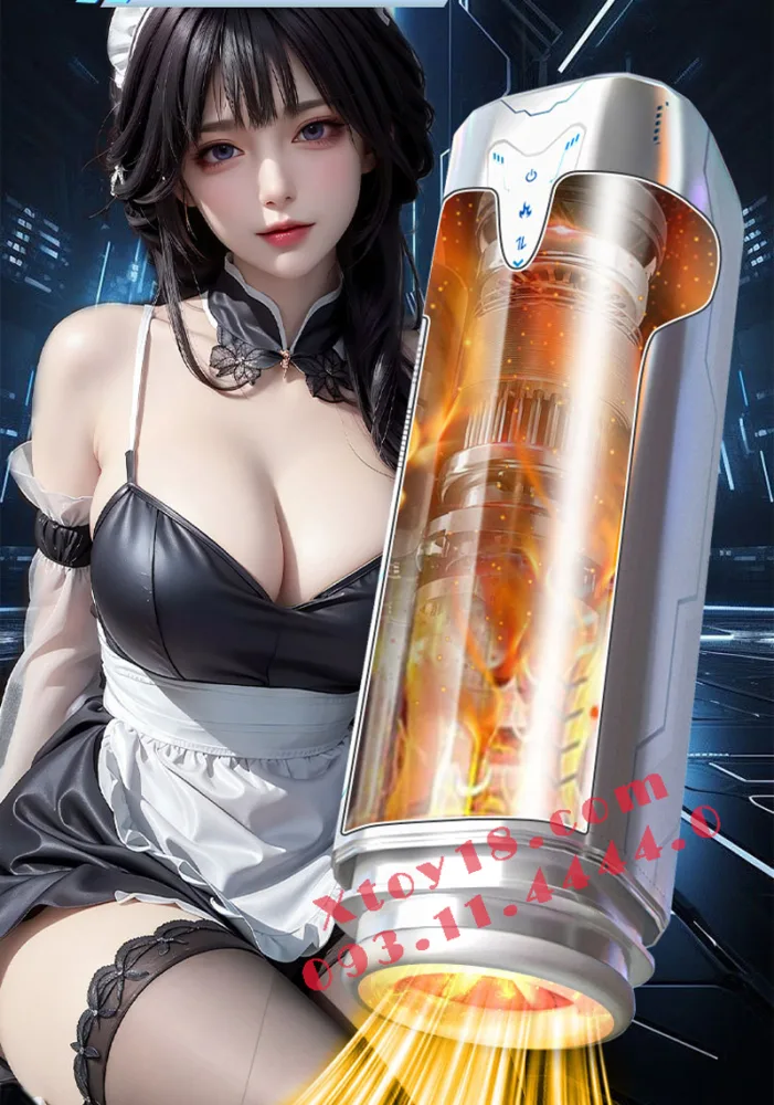 Ares High Tech Heated Suction Vibration Male Masturbator — hình 4
