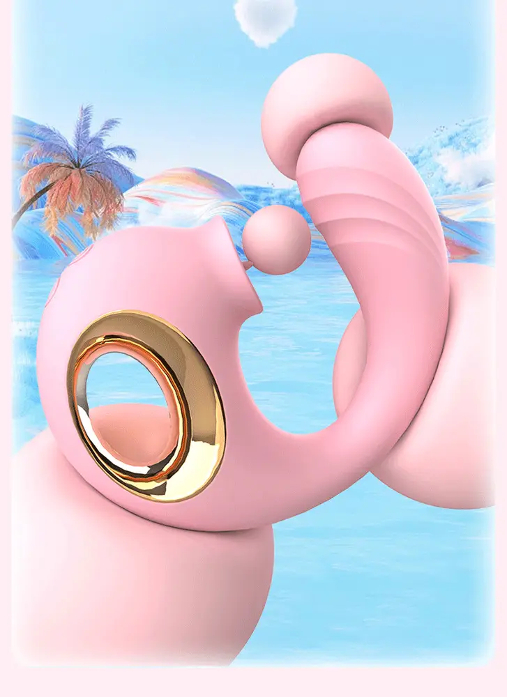 GC Dolphin Dual Head Vibrating Egg ABS Silicone Safe — hình 10