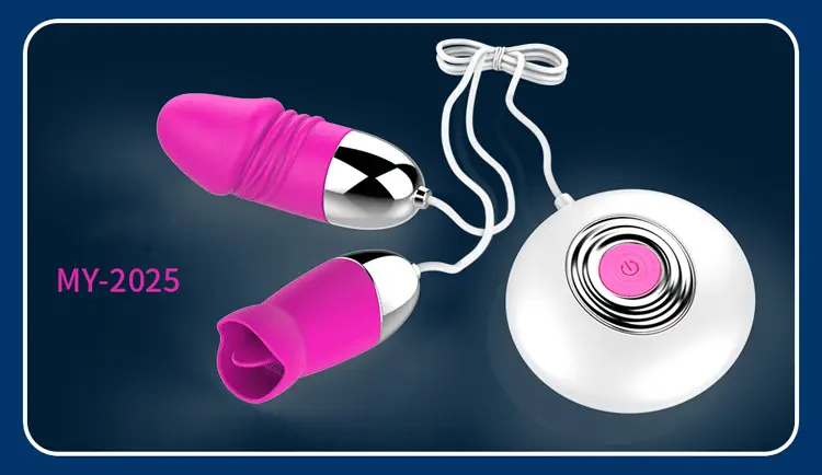 HaoQi G-Spot Twin Vibrators 6 Speeds Soft Medical Silicone — hình 2
