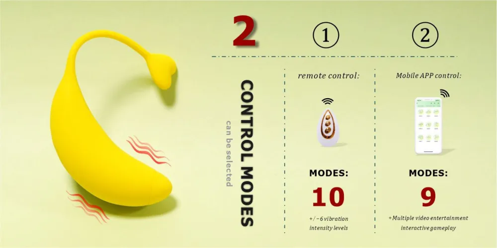 Mini Banana Shaped Remote Vibrator for Female Pleasure — hình 2
