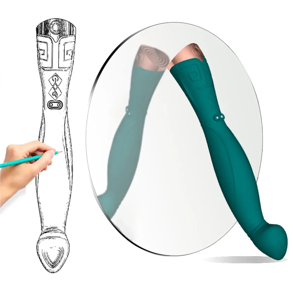 Sanxing AV Super Premium Silicone TPE Powerful Vibrator — hình 10