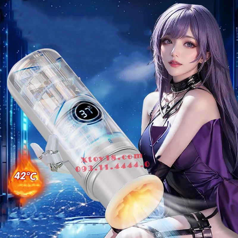 Ares High Tech Heated Suction Vibration Male Masturbator — hình 6