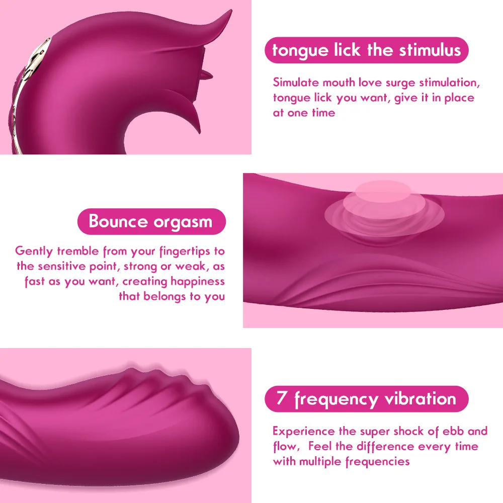 Orisa Premium G-Spot Massager Tongue Wave Vibrator — hình 13