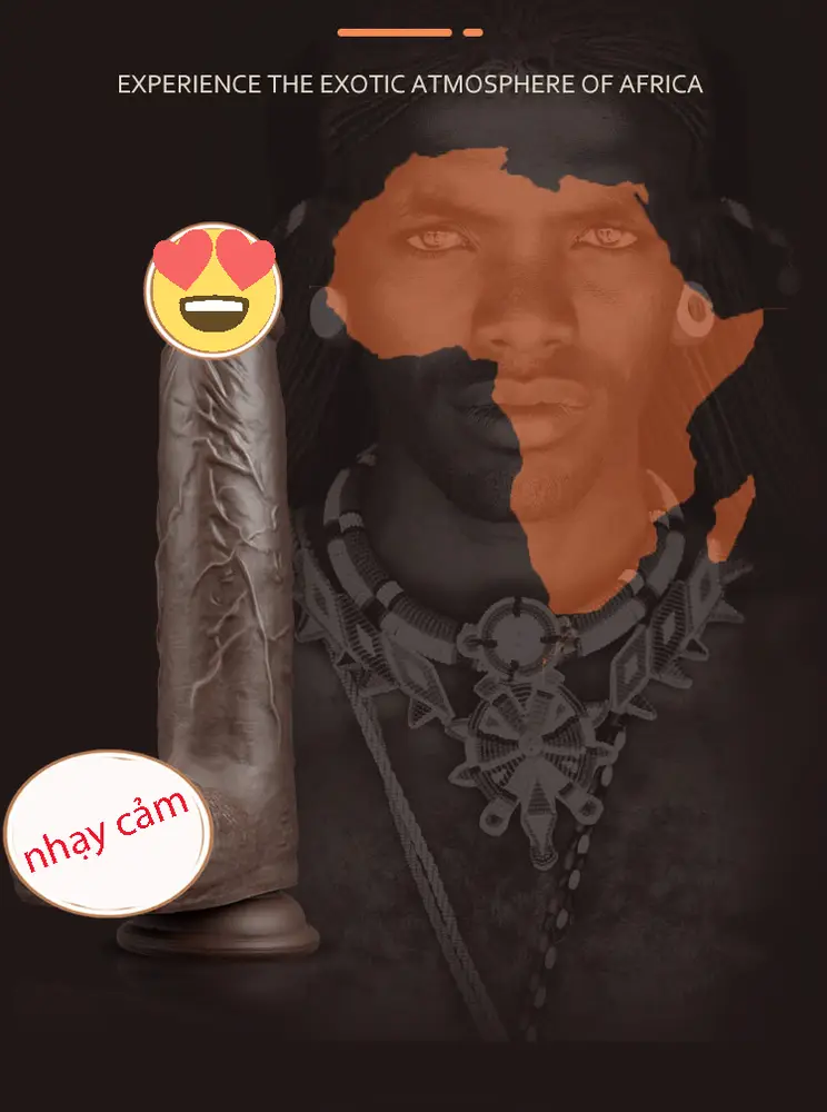 COC African Suction Vibrator Realistic Heated Dildo — Powerful Features for Unmatched Satisfaction
