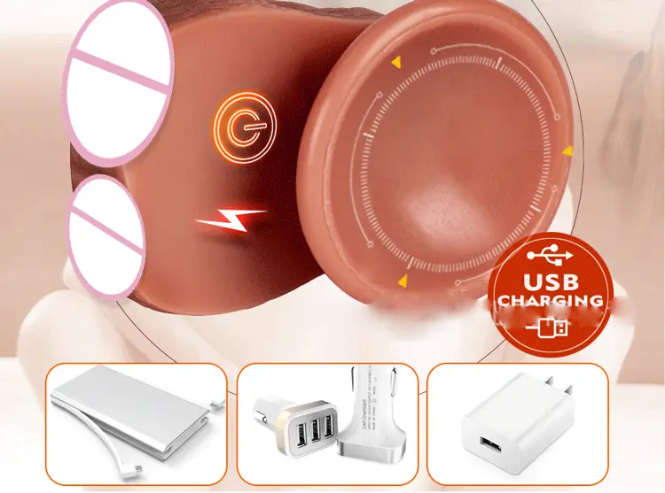 CHISA Premium Silicone Dildo Remote Control Vibrating — Realistic Texture for Unmatched Comfort and Sensation
