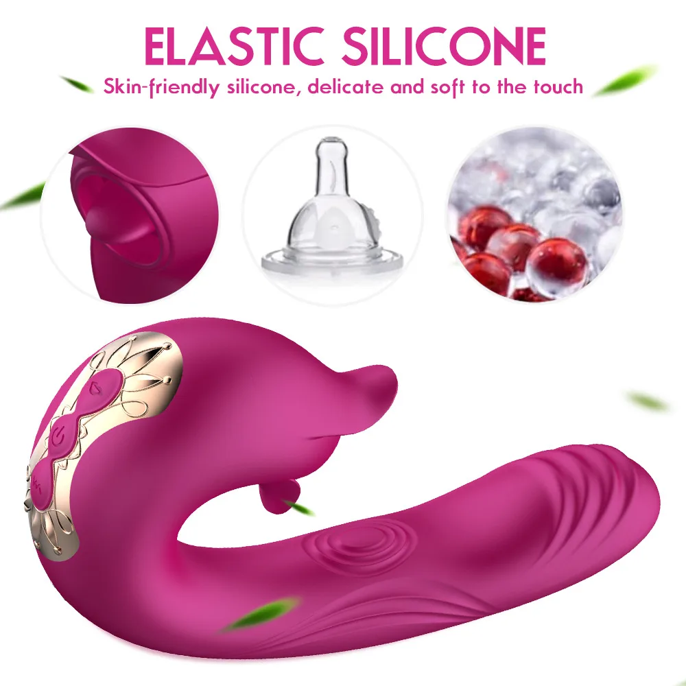 Orisa Premium G-Spot Massager Tongue Wave Vibrator — hình 16