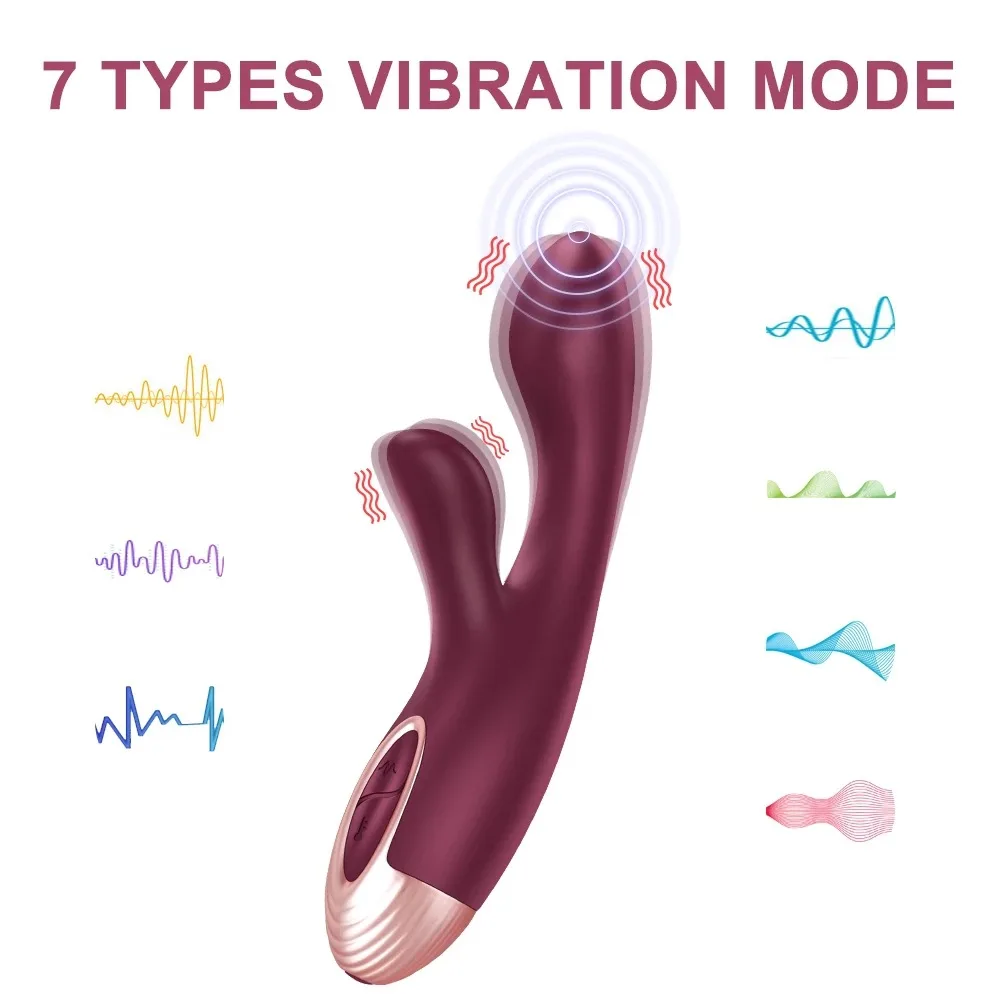 Kelly Dual-Head G-Spot Massager 7-Speed Rechargeable — hình 2