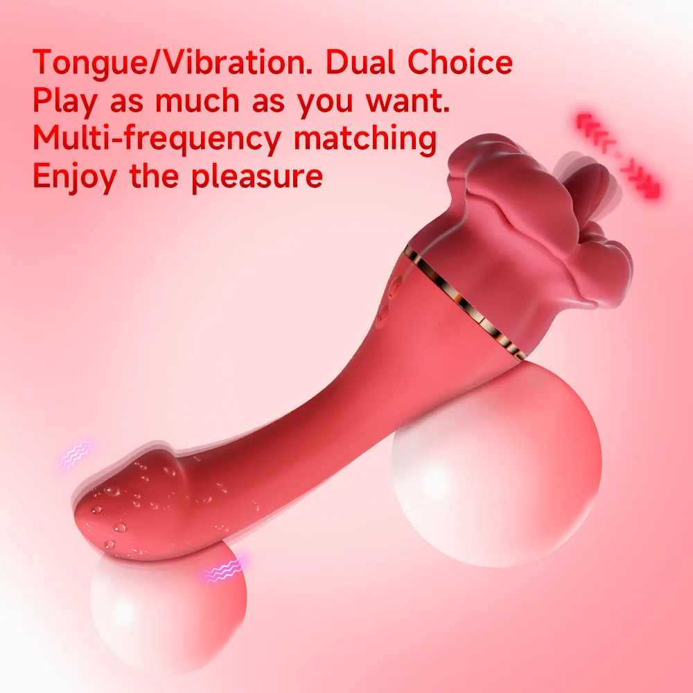 Flaming Lips Dual Ended G-Spot Licking Vibrator Massage — hình 3