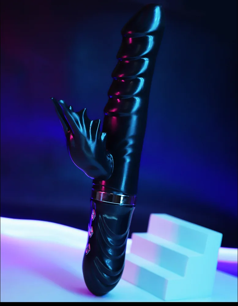 Angel’s Feather Multi-Function Silicone Vibrate Heat Rotate — hình 13