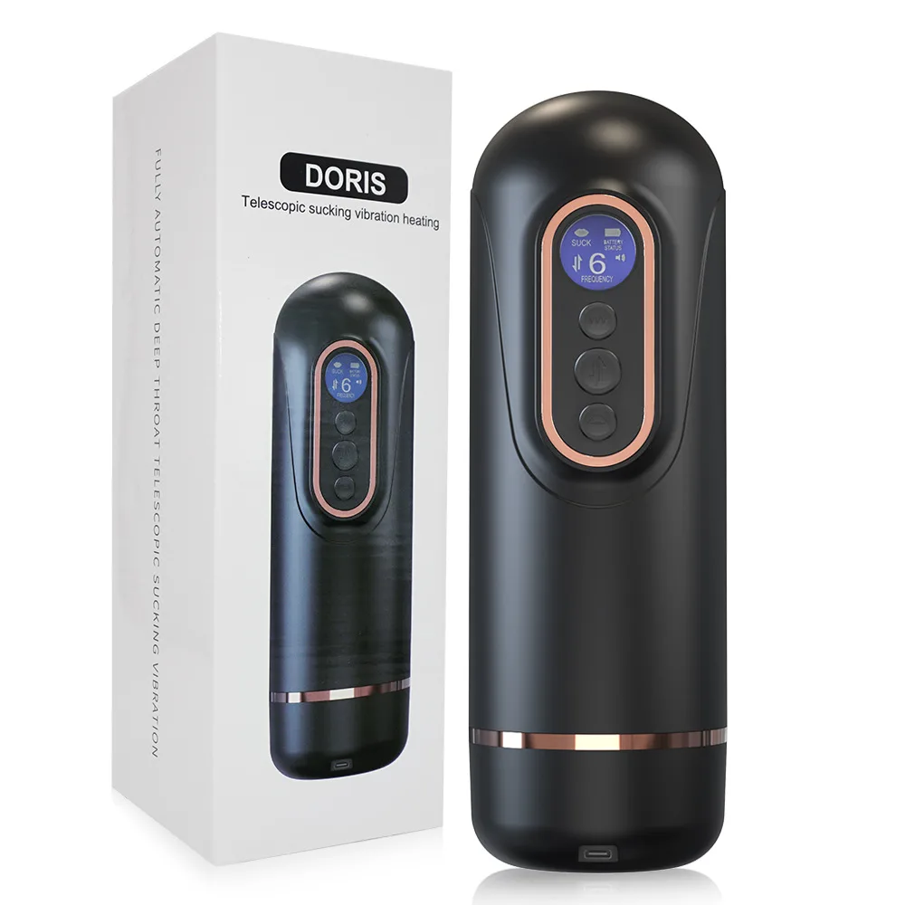 Doris automatic thrusting vibrating heated suction male — hình 16