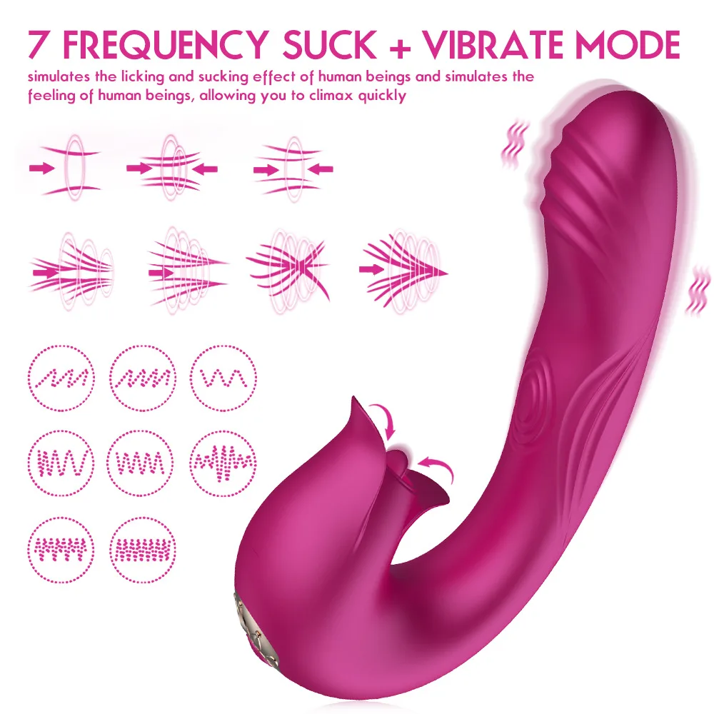 Orisa Premium G-Spot Massager Tongue Wave Vibrator — hình 14