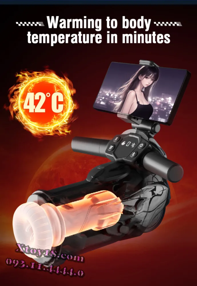 BANDO Automatic Bluetooth Heated Suction Masturbator — hình 12
