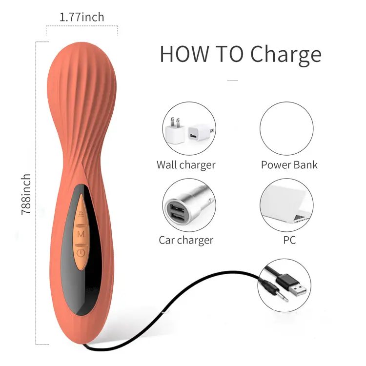 AYY High-End G-Spot Massage Silicone Vibrator Rechargeable — Powerful and Convenient Rechargeability