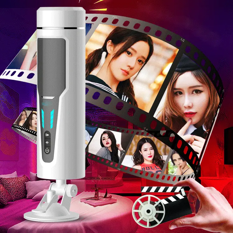 Weiyishi Luxury Silicone Masturbator Thrust Suck — hình 11