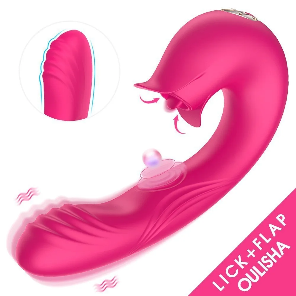 Orisa Premium G-Spot Massager Tongue Wave Vibrator — hình 19