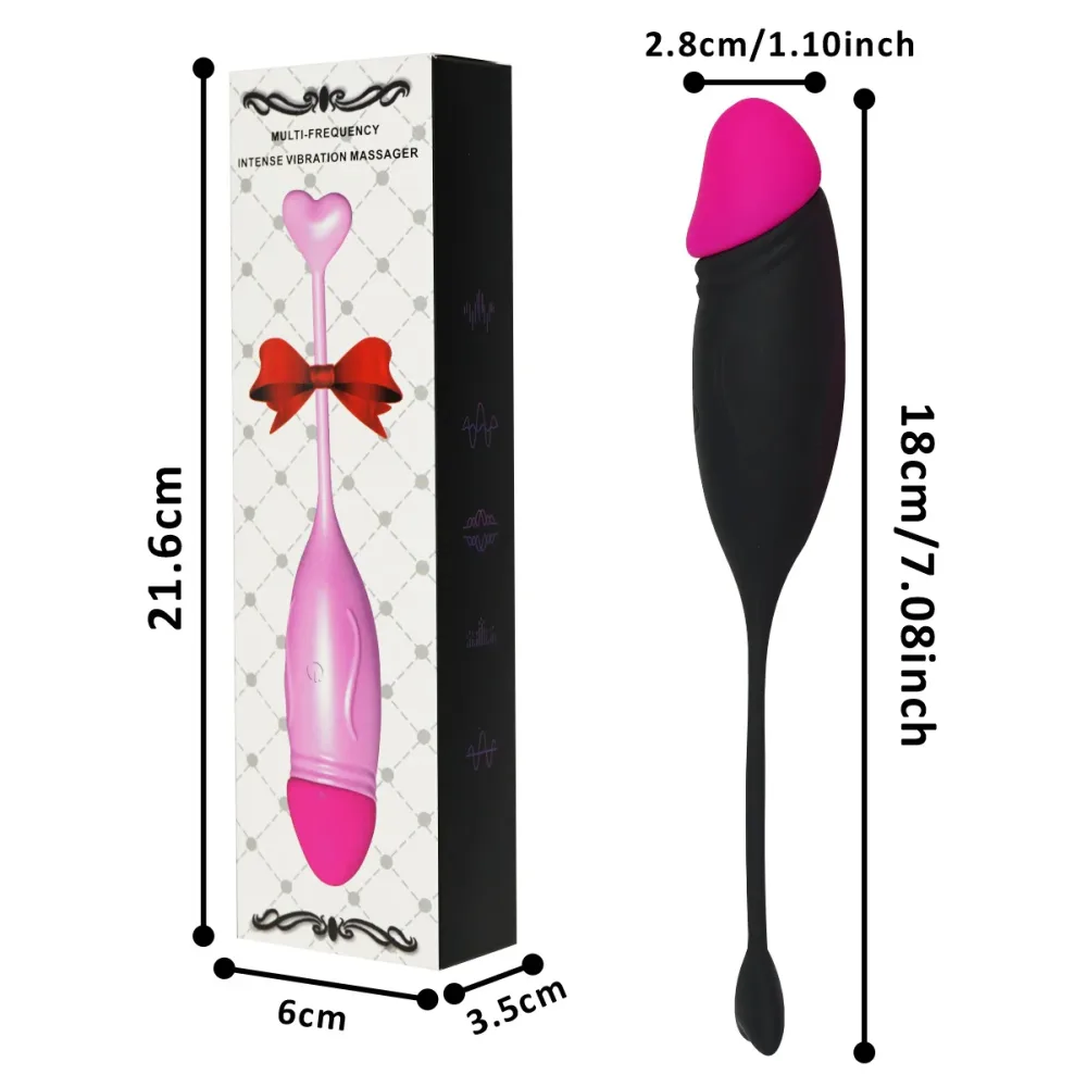 Remote Control Penis Shaped Love Egg Compact Vibrator Toy — Detailed Specifications You Will Love