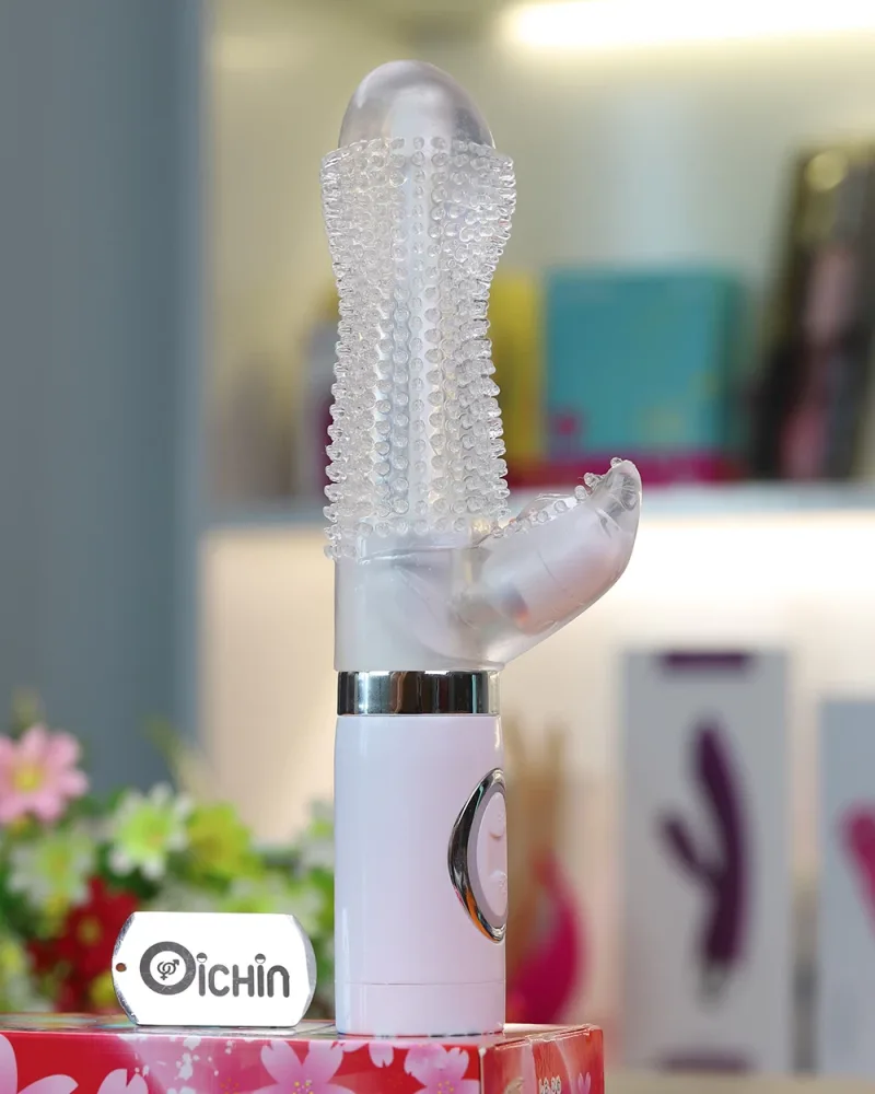 Odin Shio-Hime Spiked Rotating Vibrator Dual Stimulation — Unique Design with Soft Spikes and Powerful Dual Stimulation