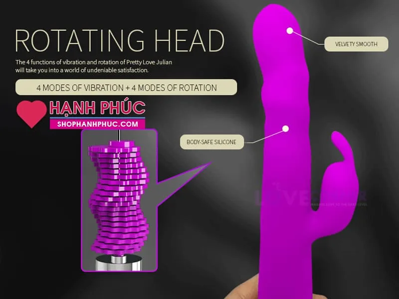 P-Julian Mini Realistic Vibrating Dildo Trusted Brand — hình 4