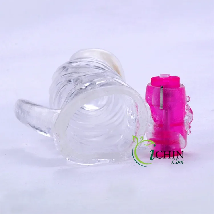 Penis Sleeve Vibrating Delay Enlarging Soft Silicone — Easy to Use and Maintain
