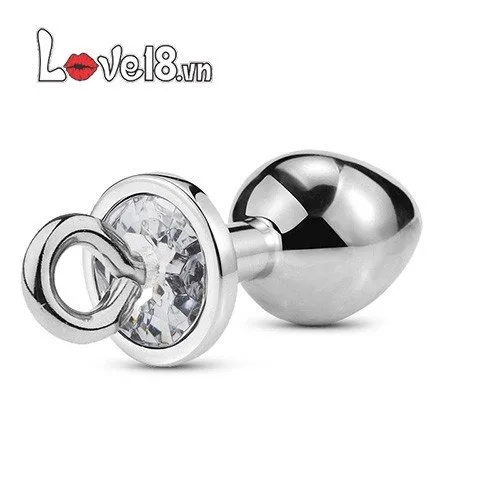 HM05U Metal Anal Plug with Detachable Tail Hook — hình 3