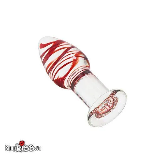 Glass Anal Plug Prostate Stimulator for Gay Men Clear Red — Ease of Use and Unique Features
