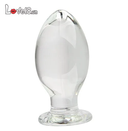 Large Drop-Shaped Glass Anal Plug for Intense Sensation Gay — Exceptional Features of the Ultra Large Glass Anal Plug