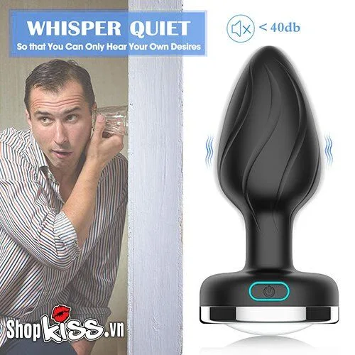 Colorful Dream Luminous Anal Plug Multi-Mode Silicone — Whisper-Quiet Operation & Waterproof Performance