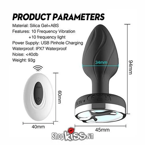 Colorful Dream Luminous Anal Plug Multi-Mode Silicone — Premium Quality Materials & Design
