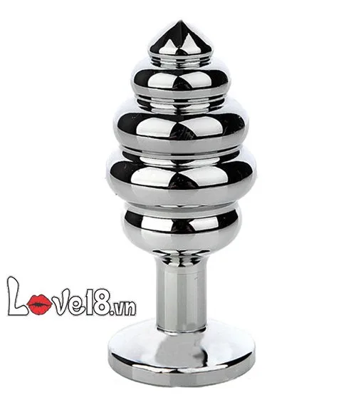 Stainless Steel Spiral Anal Plug Prostate Massager Durable — Its unique spiral shape ensures continuous, tantalizing