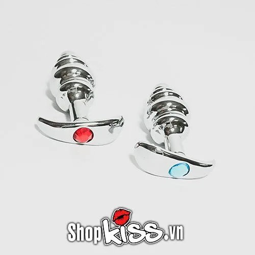 Spiral Gemmed Metal Anal Plug Prostate Sex Toy for Men — Why Choose the Spiral Crystal HM91 Plug?