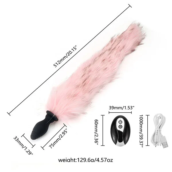 Remote Controlled 10-Mode Silicone Fox Tail Anal Plug — How to Use Your Remote-Controlled Fox Tail Anal Plug