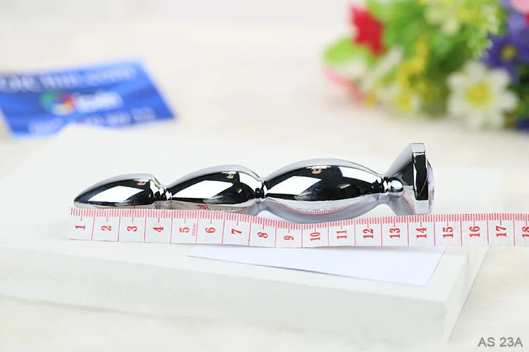 Premium Stainless Steel Smooth Anal Plug Various Sizes — Comfortable Size for Easy Use