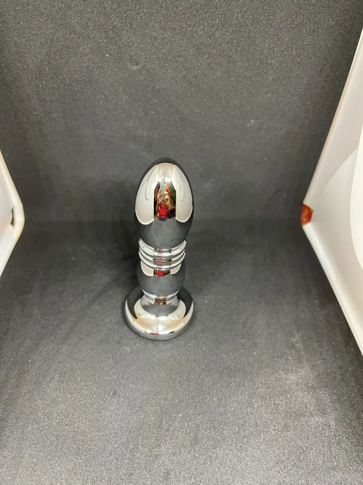 Stainless Steel Rechargeable Prostate & Anal Vibrator Plug — hình 5
