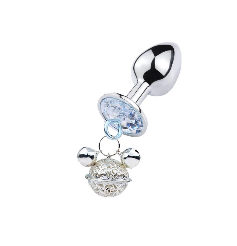 Stainless Steel Anal Plug with Bell Different Sizes Durable — Easy to Clean and Maintain