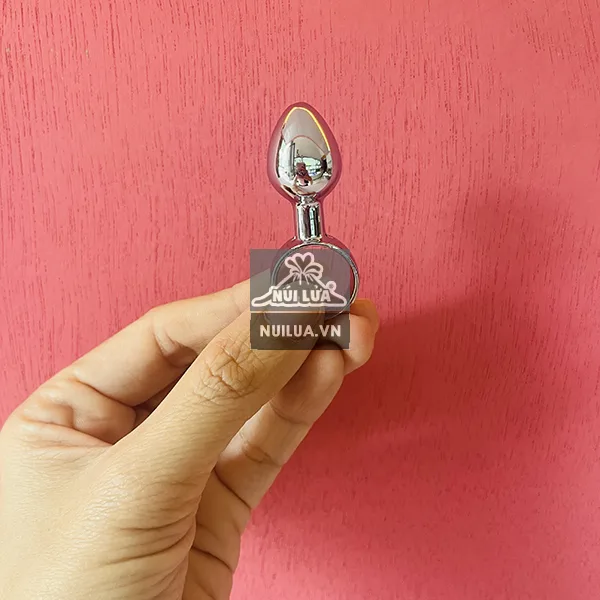 Mini stainless steel anal plug prostate stimulating massage — hình 2