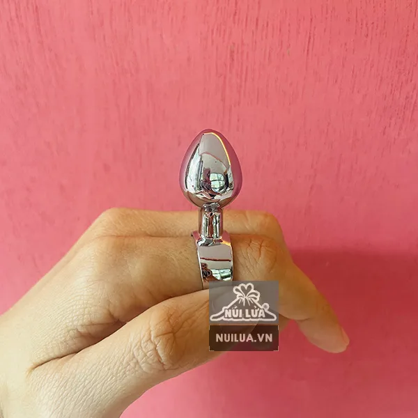 Mini stainless steel anal plug prostate stimulating massage — hình 3