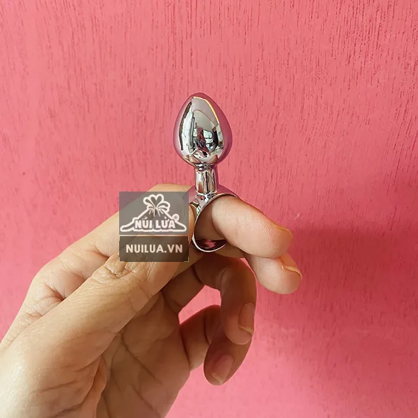 Mini stainless steel anal plug prostate stimulating massage — hình 4
