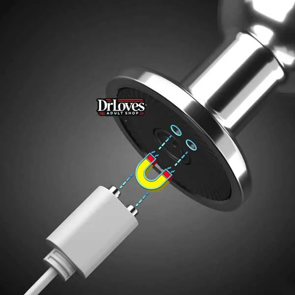 Remote Control Stainless Steel Anal Plug Waterproof Massage — hình 2