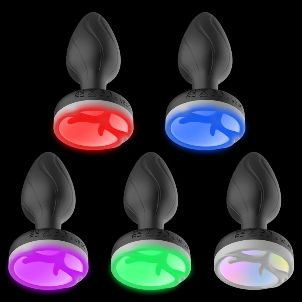 LED Remote Control Powerful Vibrating Anal Plug Silicone — Superior Design & Powerful Features