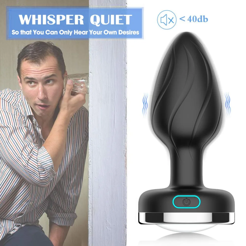 LED Remote Control Powerful Vibrating Anal Plug Silicone — Simple Care Instructions