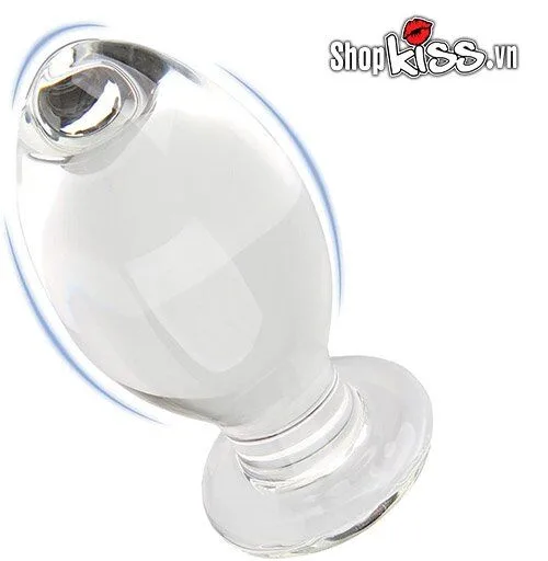 Extra Large Glass Anal Plug Unique Design — Perfect for Enhanced Intimacy